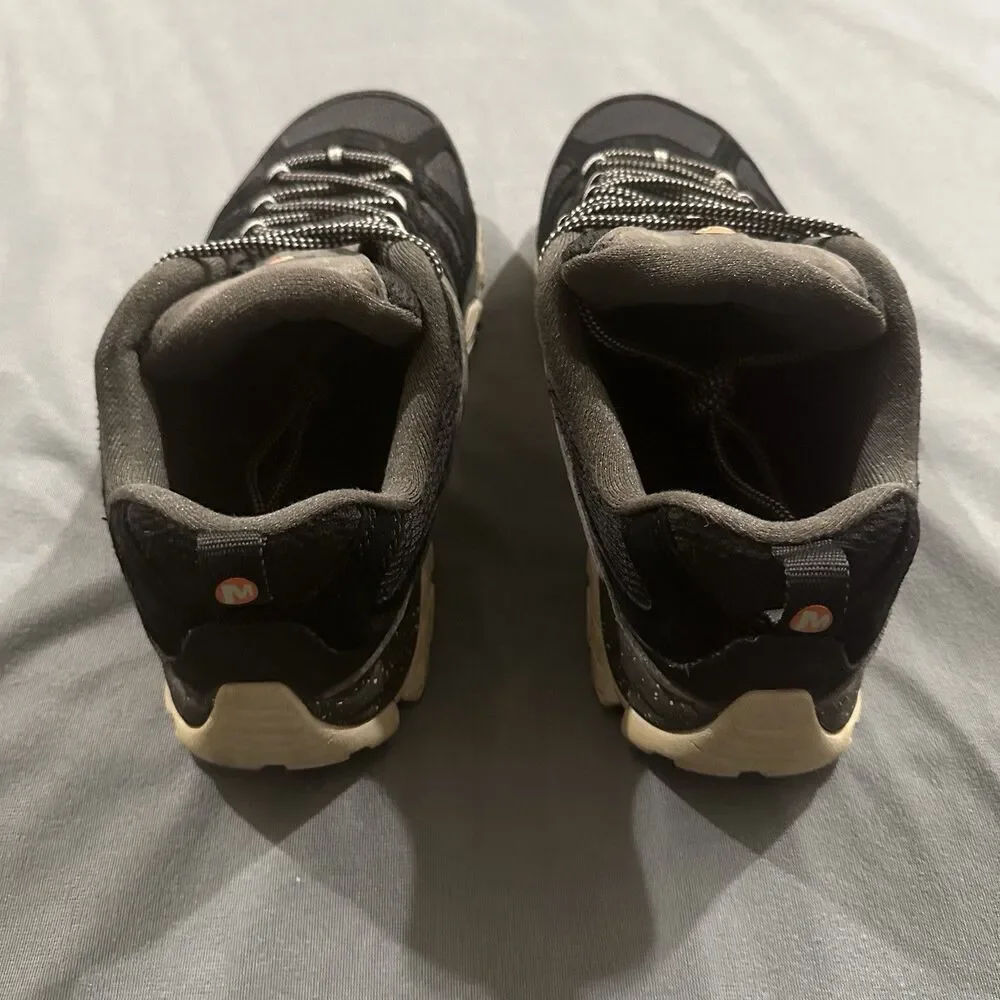Merrell Moab 3 Hiking Shoes Mens 11 J036281W Athletic Suede Black Gray Vibram